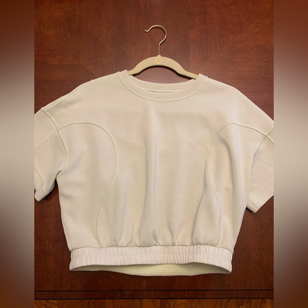 Lululemon softstreme gathered t-shirt-dew green
